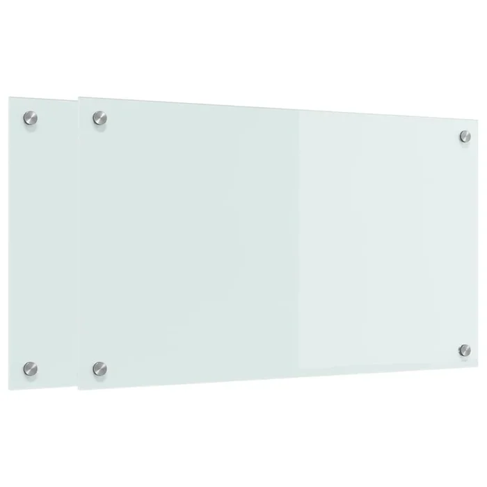 vidaXL Salpicadero de cocina 2 pcs 70 x 40 cm vidrio templado