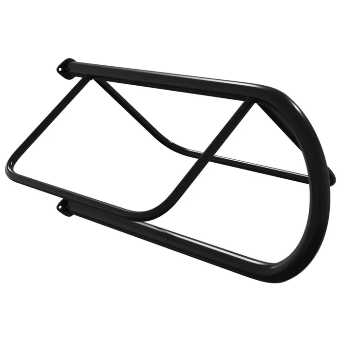 vidaXL Soporte de silla de montura de pared hierro negro