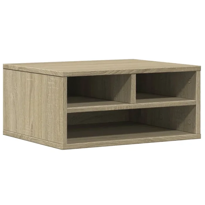 vidaXL Soporte impresora madera ingeniería roble Sonoma 49x40x22,5 cm