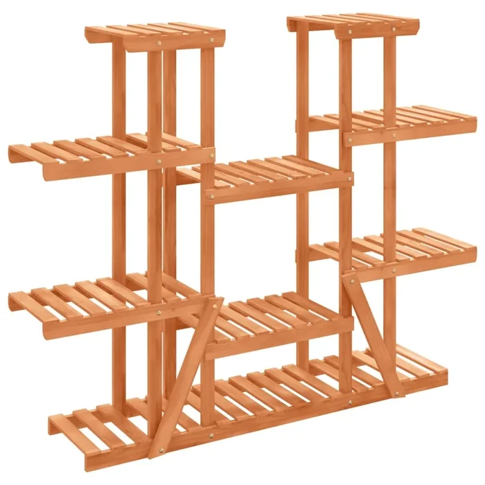vidaXL Soporte para flores de madera maciza abeto 110x25x110,5 cm