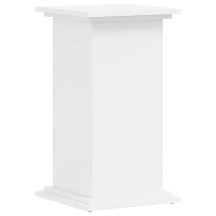 vidaXL Soportes para plantas madera de ingeniería blanco 33x33x60 cm