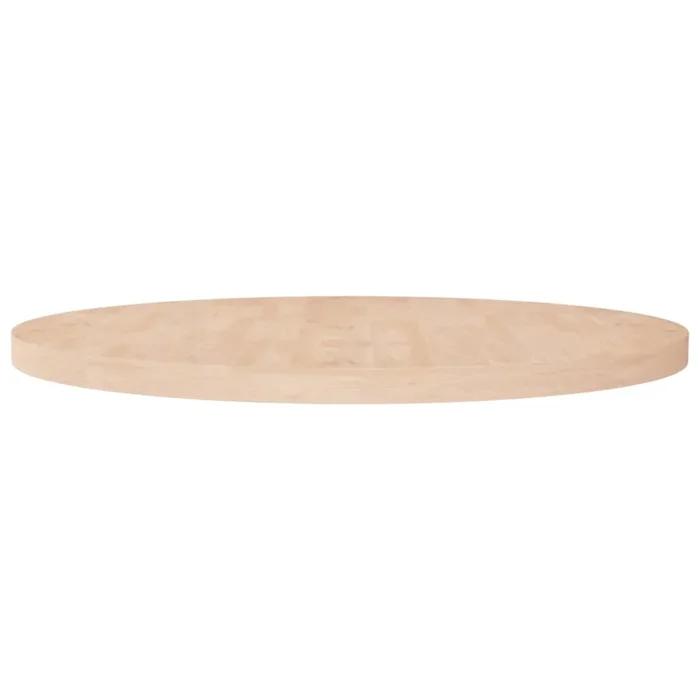 vidaXL Superficie de mesa redonda madera de roble sin tratar Ø90×4 cm