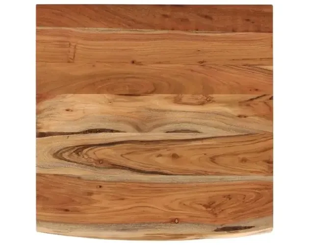 vidaXL tablero cuadrado madera maciza acacia borde vivo 80x80x2,5 cm | Brico Depôt Novità