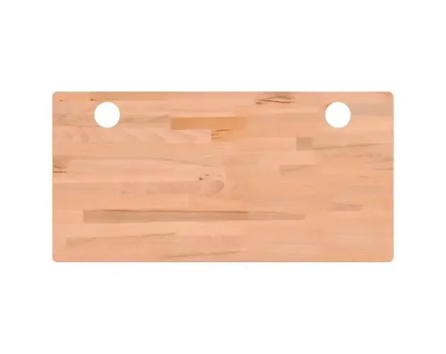 vidaXL tablero de escritorio madera maciza de haya 100x50x1,5 cm | Brico Depôt Premium