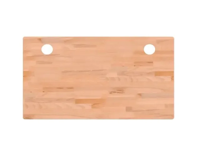 vidaXL tablero de escritorio madera maciza de haya 100x60x4 cm | Brico Depôt Prezzo Di Fabbrica