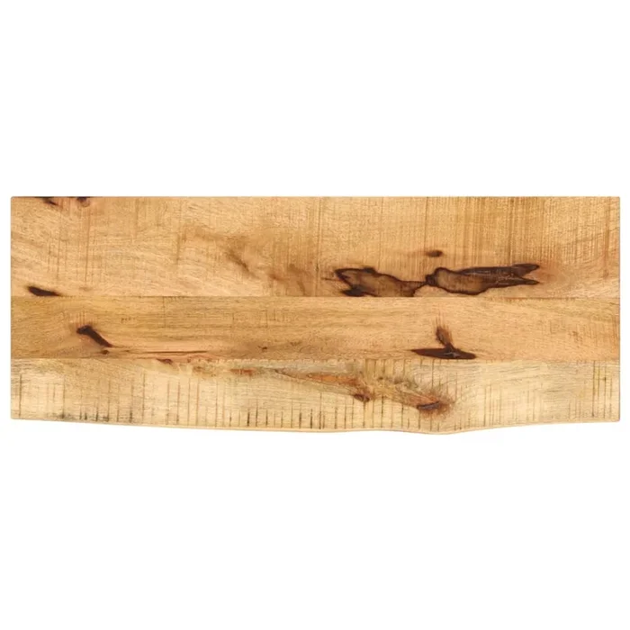 vidaXL Tablero de mesa borde natural madera maciza mango 70x20x2,5 cm