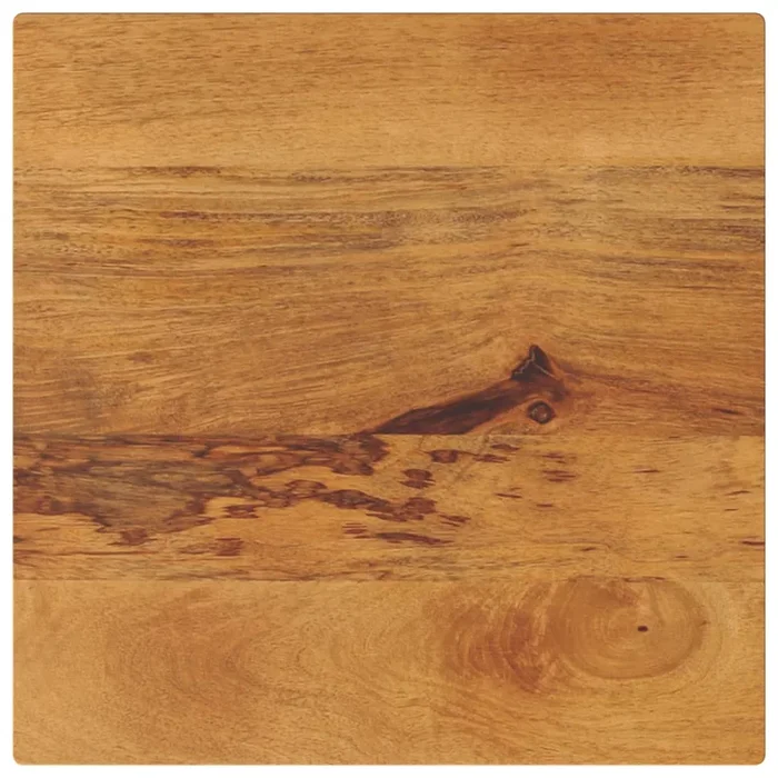 vidaXL Tablero de mesa cuadrado madera maciza de mango 50x50x2,5 cm