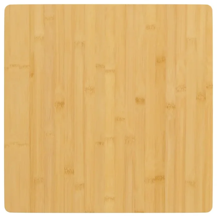 vidaXL Tablero de mesa de bambú 60x60x2,5 cm