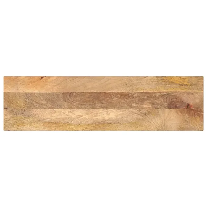 vidaXL Tablero de mesa rectangular madera maciza mango 120x30x2,5 cm