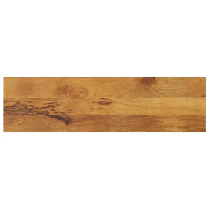 vidaXL Tablero de mesa rectangular madera maciza mango 120x30x3,8 cm