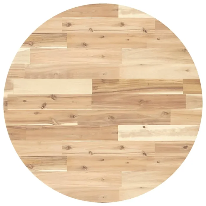 vidaXL Tablero de mesa redondo madera maciza de acacia Ø70×4 cm (2)
