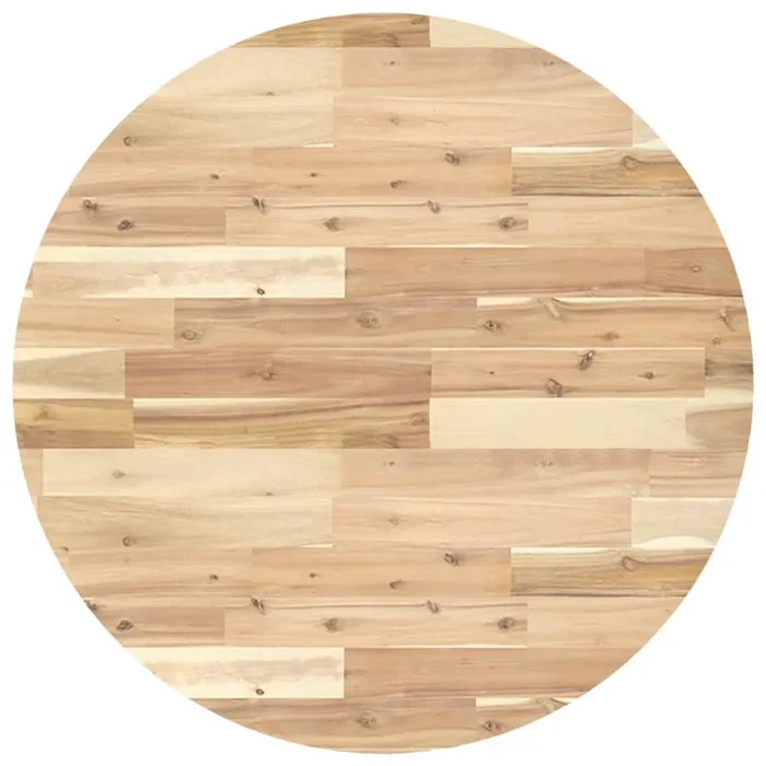 vidaXL Tablero de mesa redondo madera maciza de acacia Ø80×2 cm (2)