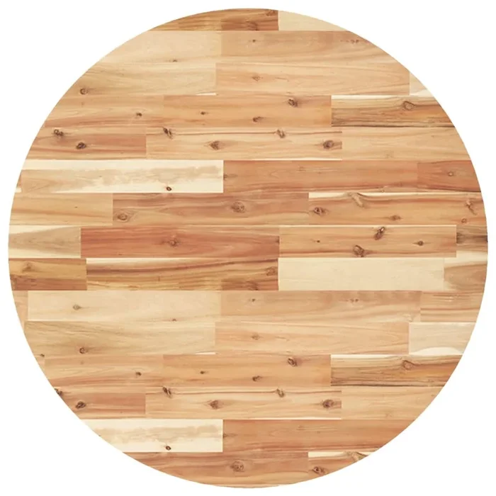 vidaXL Tablero de mesa redondo madera maciza de acacia Ø80×2 cm