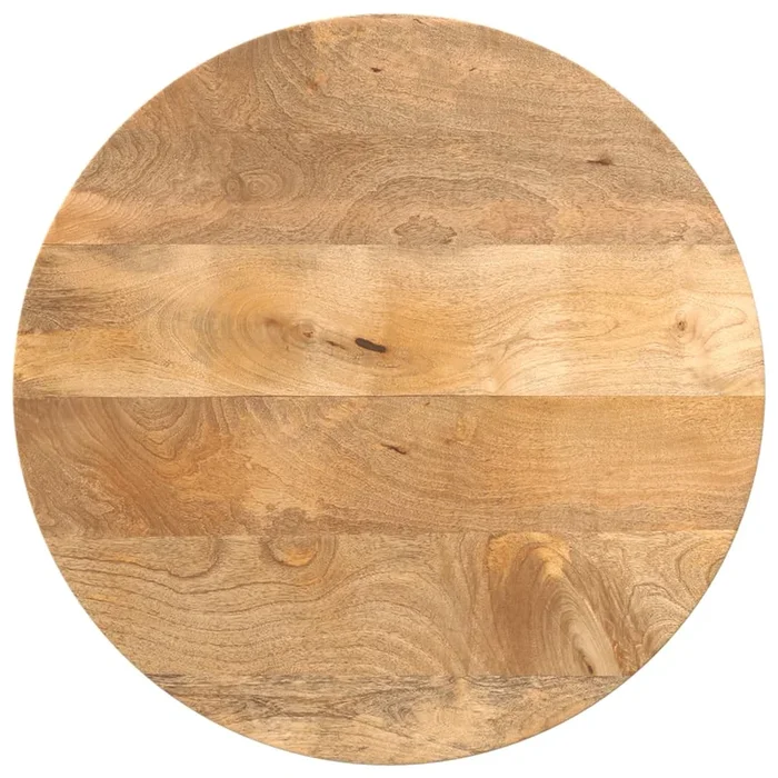 vidaXL Tablero de mesa redondo madera maciza de mango Ø 60×3,8 cm