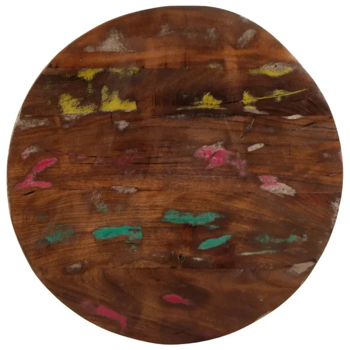 vidaXL Tablero de mesa redondo madera maciza reciclada Ø 50×1,5 cm