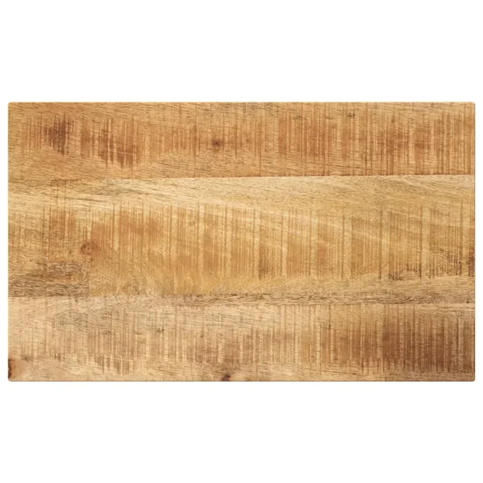 vidaXL Tablero mesa rectangular madera maciza mango rugosa 40x20x2,5cm