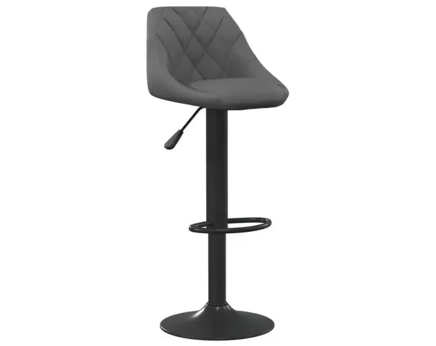 vidaXL taburete de cocina de terciopelo gris oscuro | Brico Depôt Prezzo Conveniente
