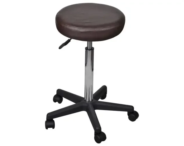 vidaXL taburete de oficina marrón | Brico Depôt Offerta Speciale