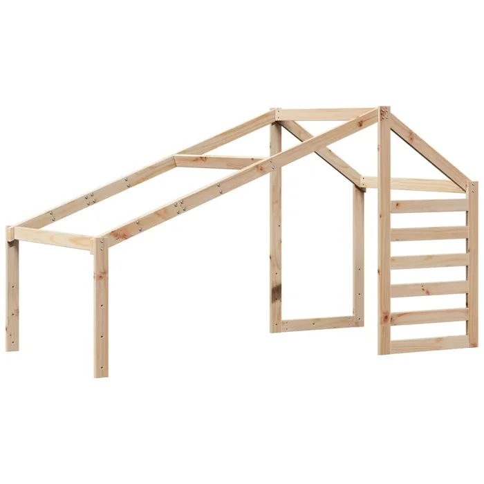 vidaXL Techo de cama infantil madera maciza pino 198x97x113 cm