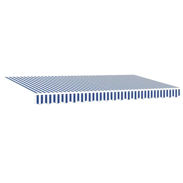 vidaXL Tela de recambio para toldo Azul y blanco 400 x 200 cm Lona