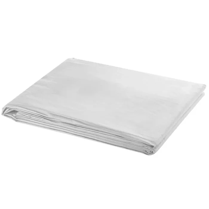vidaXL Telón de fondo sin soporte algodón blanco 500×300 cm