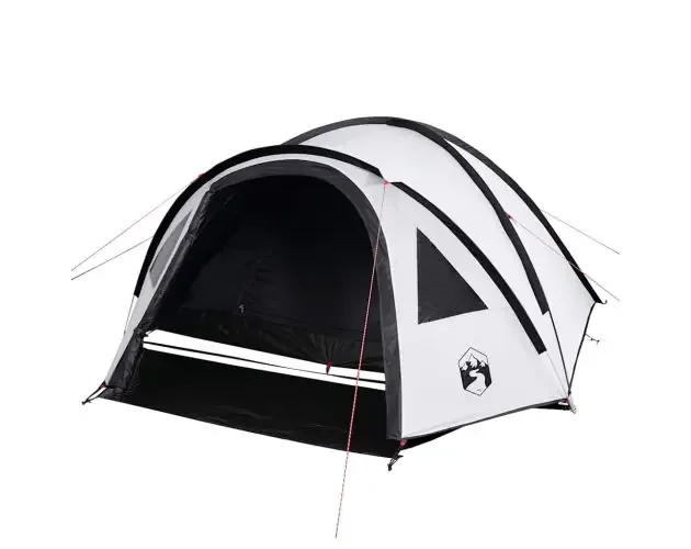 vidaXL tienda de campaña iglú 4 personas tela opaca impermeable blanco | Brico Depôt Super Prezzo