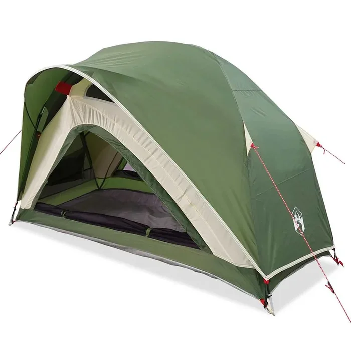 vidaXL Tienda de campaña para 1 persona impermeable verde