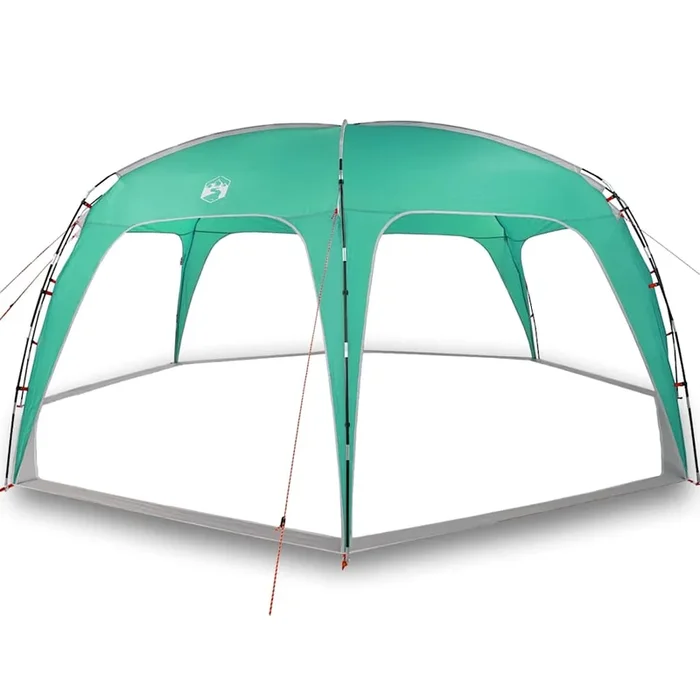 vidaXL Tienda de fiesta impermeable verde mar (3)