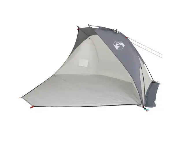 vidaXL tienda de playa 185t poliéster gris 268x223x125 cm | Brico Depôt Autentico