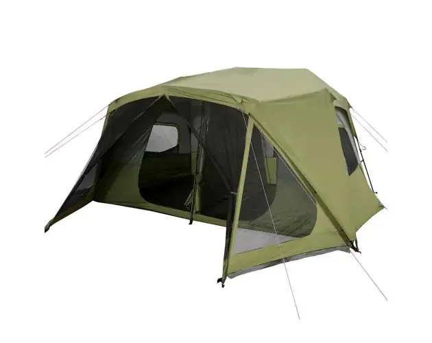 vidaXL tienda familiar 10 personas impermeable apertura rápida verde | Brico Depôt Top Qualità