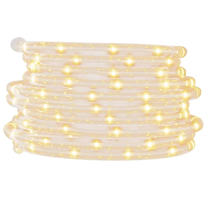 vidaXL Tira de luces con 240 LED blanco cálido PVC 10 m