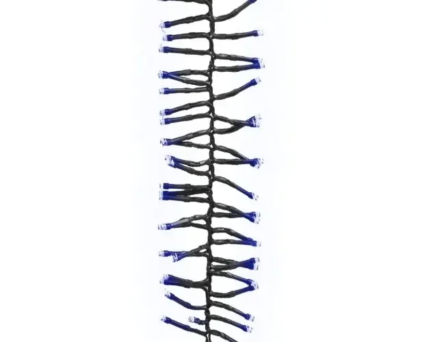 vidaXL tira de luces de racimo con 2000 LED PVC azul 17 m | Brico Depôt Alta Qualità
