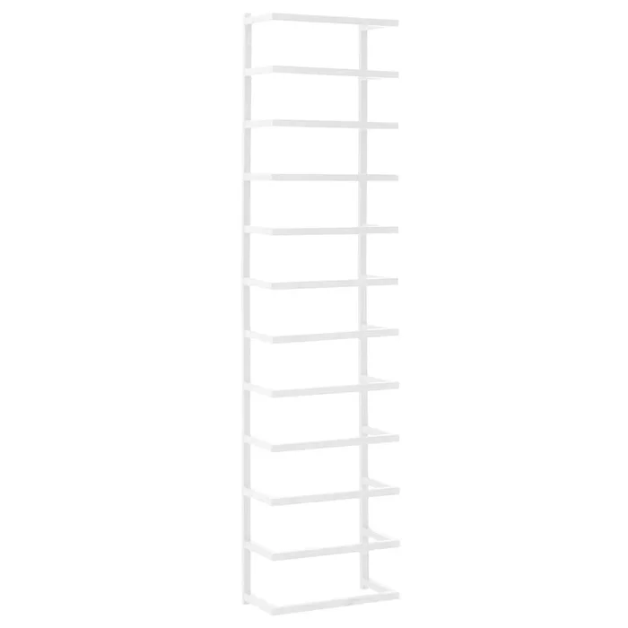 vidaXL Toallero de acero blanco 24x12x96 cm