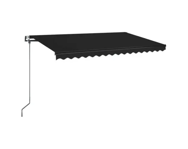 vidaXL toldo automático LED sensor de viento gris antracita 450×350 cm | Brico Depôt Novità