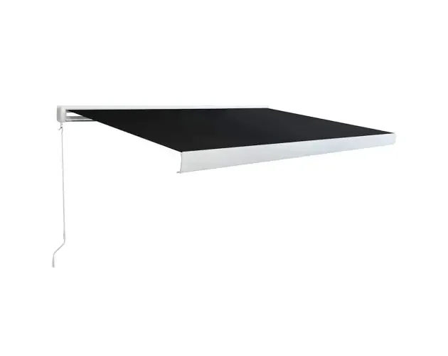 vidaXL toldo de carrete manual 350 cm gris antracita | Brico Depôt Promozione Esclusiva