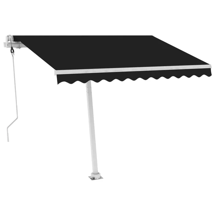 vidaXL Toldo de pie automático gris antracita 300×250 cm