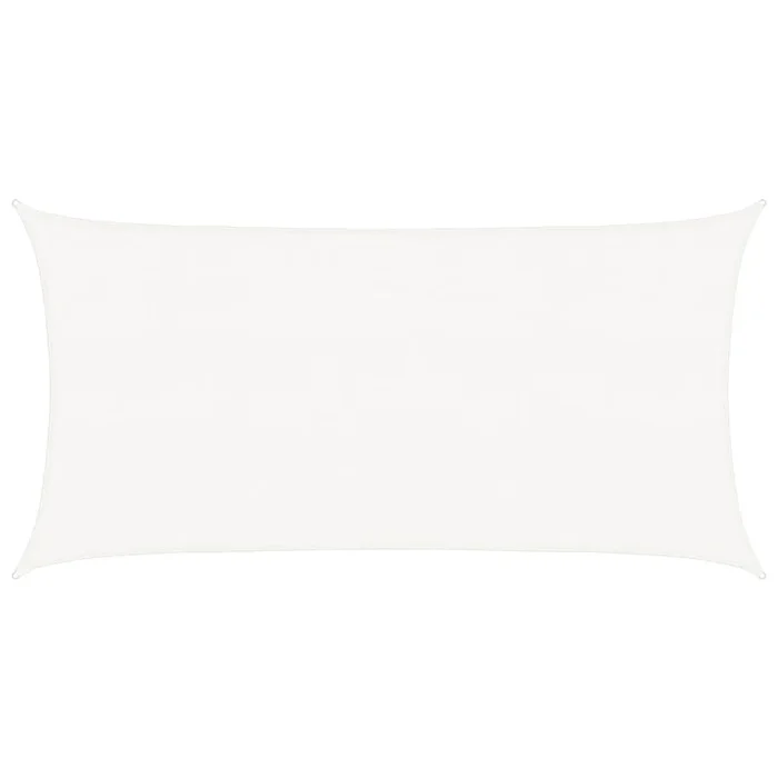 vidaXL Toldo de vela HDPE blanco 160 g/m² 2,5×4,5 m