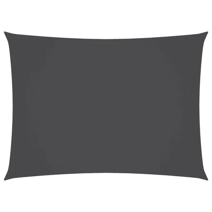 vidaXL Toldo de vela rectangular tela Oxford gris antracita 2,5×4,5 m
