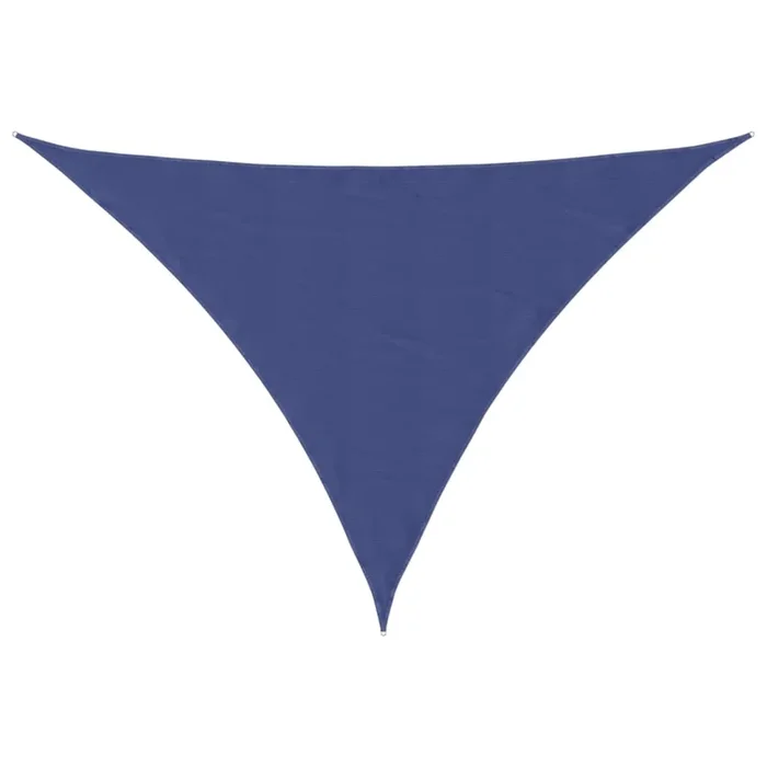 vidaXL Toldo de vela triangular tela Oxford azul 5x6x6 m