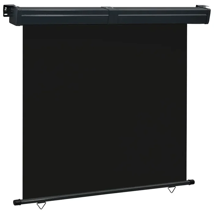 vidaXL Toldo lateral de balcón negro 175×250 cm