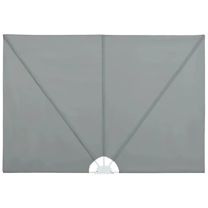 vidaXL Toldo lateral plegable terraza gris 300×150 cm