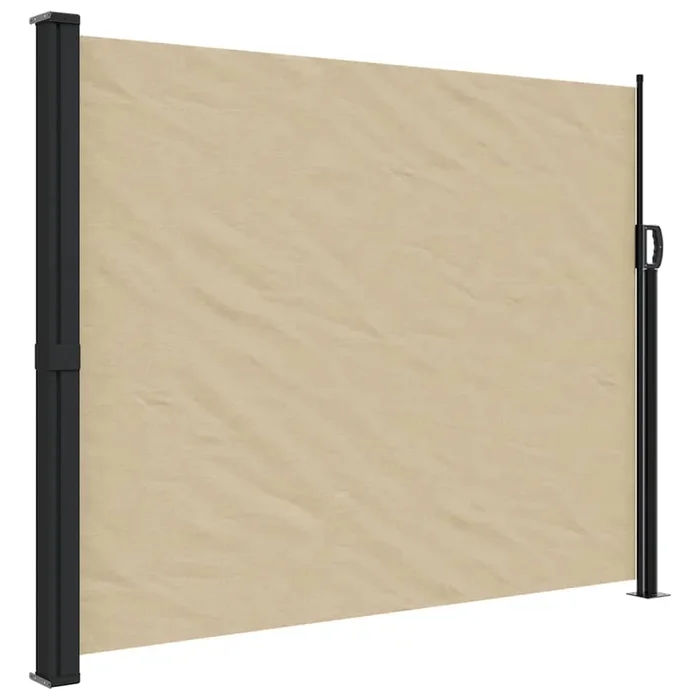 vidaXL Toldo lateral retráctil beige 160×300 cm