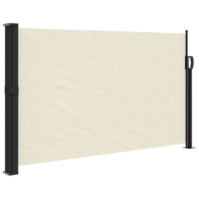 vidaXL Toldo lateral retráctil crema 120×500 cm