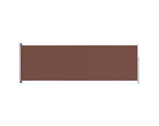 vidaXL toldo lateral retráctil de jardín marrón 200×600 cm | Brico Depôt Compra Oggi Stesso