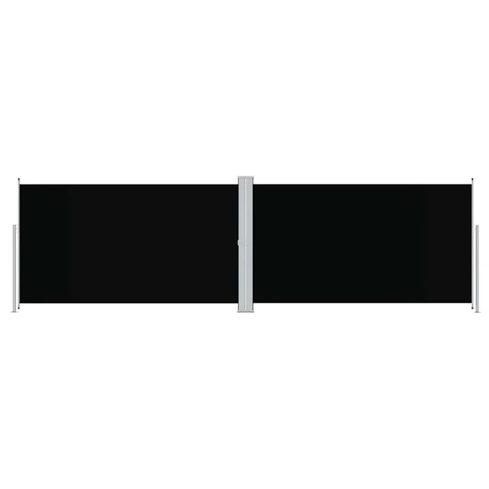 vidaXL Toldo lateral retráctil negro 180×600 cm