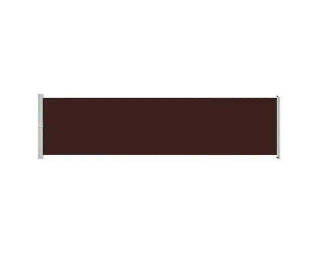 vidaXL toldo lateral retráctil para patio marrón 600×160 cm | Brico Depôt Offerta Del Giorno