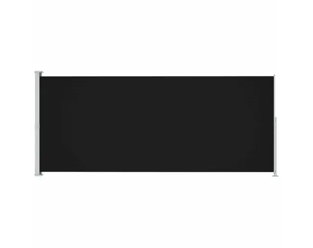 vidaXL toldo lateral retráctil para patio negro 200×500 cm | Brico Depôt Popolare