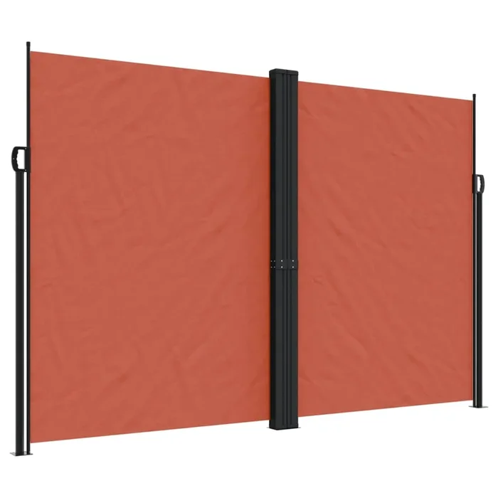 vidaXL Toldo lateral retráctil terracota 220×600 cm