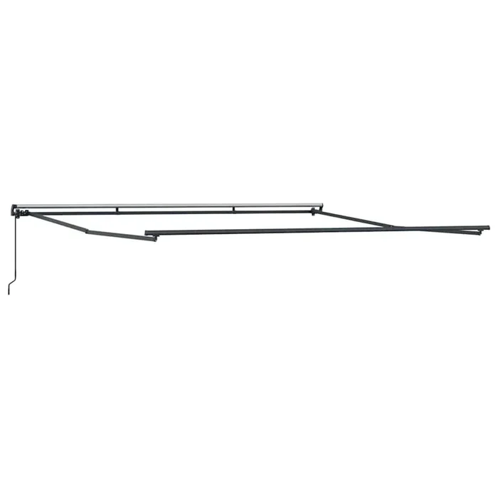 vidaXL Toldo Manual Antracita 4 x 3,5 m Metal