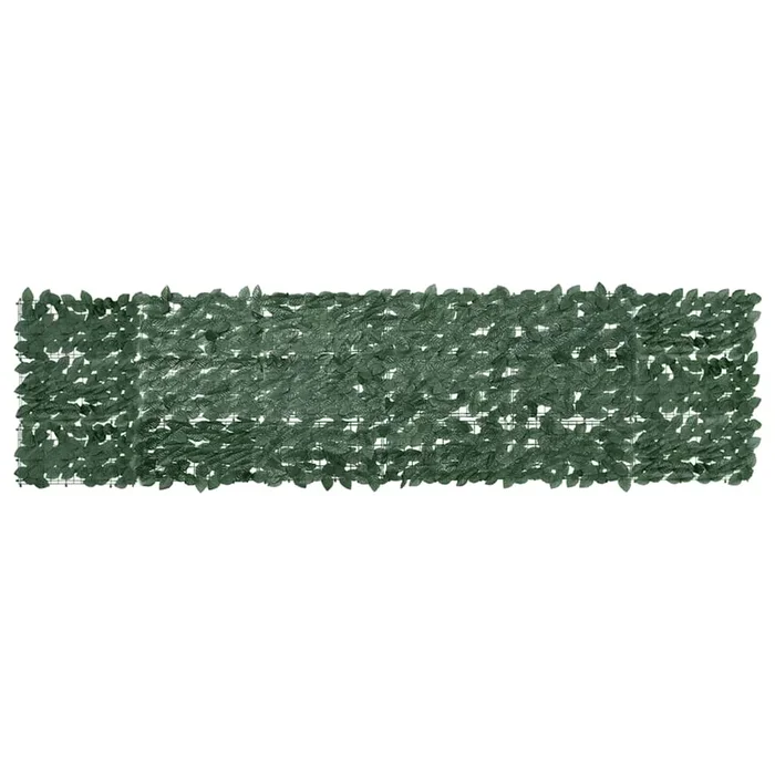 vidaXL Toldo para balcón con hojas verde oscuro 300×75 cm
